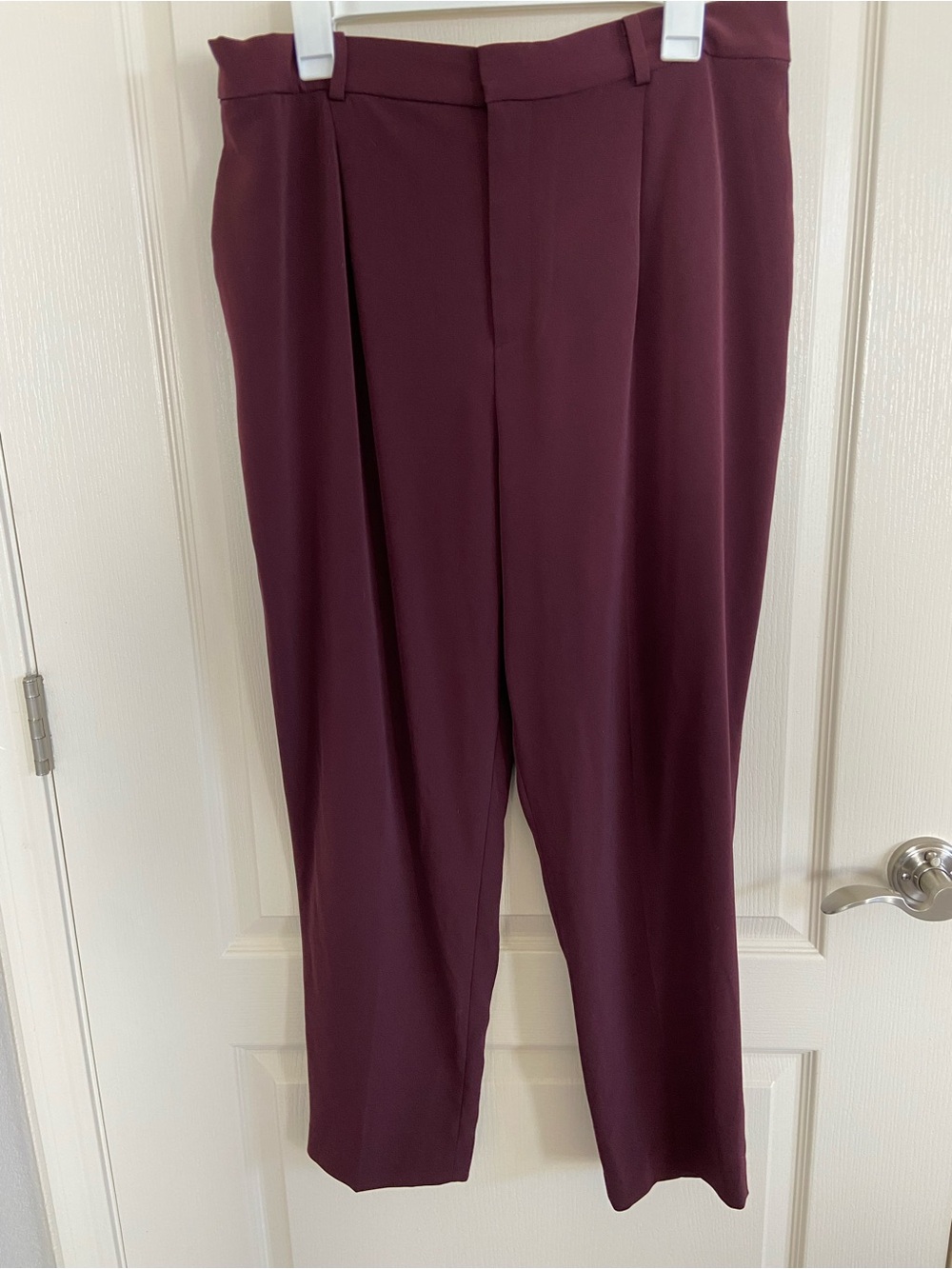 Uniqlo Women’s Rayon Easy Pants Deep Wine sz XL